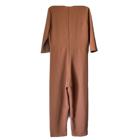 Kaarem Agati Mid Sleeve Jumpsuit- Cocoa Brown Large - Picture 11 of 11